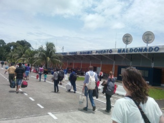Flyplassen i Puerto Maldonado