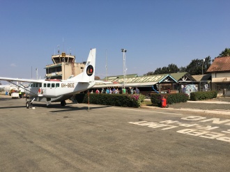 Terminalen og tårnet i Arusha