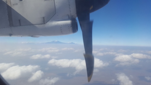 Kilimanjaro på babord side